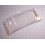 Cristal gemo matricula blanco